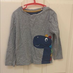 Gray Dinosaur Kids Shirt